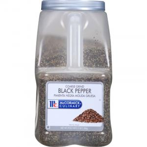 McCormick Coarse Ground Black Pepper - 5 lb. container, 3 per case
