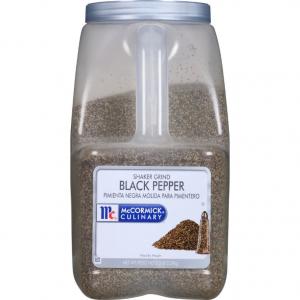 McCormick Shaker Grind Black Pepper - 5 lb. container, 3 per case