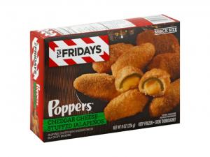 Tgif Frozen Pizza & Appetizers Cheddar Cheesed Jalapeno Popper 8oz (PACK OF 8)