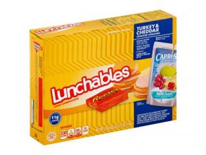 Lunchables Turkey And Cheddar With Capri Sun Convenience Meal, 8 x 8.9 oz Case - Prepared Foods