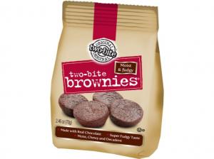 Two Bite Give & Go Foods Frozen Brownies 0.154lbs (PACK OF 40)
