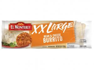 El Monterey Ruiz Foods Xx Large Bean & Cheese Burrito 9.5oz (PACK OF 12)