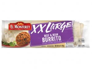 El Monterey Ruiz Foods Xx Large Beef & Bean Burrito (9.5 Oz, Pack Of 12)