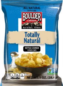 Boulder Canyon Kettle Cooked Potato Chips, Classic Sea Salt (1 Oz, Pack Of 72)