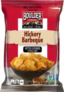 Boulder Canyon Kettle Cooked Potato Chips BBQ Bulk Box (1.5 OZ, Pack Of 55)