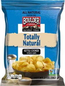 Boulder Canyon Totally Natural Kettle Cooked Potato Chips 2oz (P