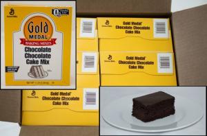 Gold Medal Chocolate Chocolate Cake Mixes 6 Case 5 Pound
