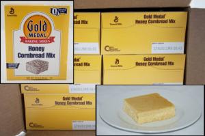 Gold Medal Honey Cornbread Mix 6 Case 5 Pound