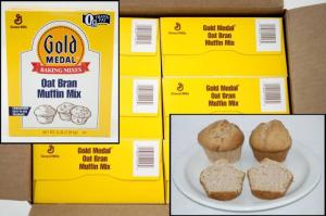 Gold Medal Oat Bran Muffin Mix 6 Case 5 Pound
