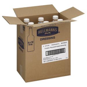 Hellmanns Thousand Island Dressing, 32 Ounce -- 6 per case.