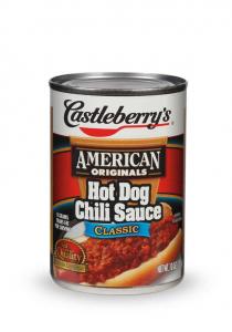 Castleberry's Hot Dog Chili Sauce w/ Onions (10 oz.) - Condiments Sauces