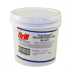 Brill Black Decorating Buttercream Frosting (14 lbs, 1 Pack)