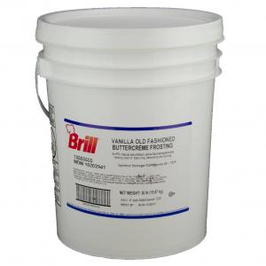 Brill Vanilla Old Fashioned Buttercreme Icing, 35 Pound
