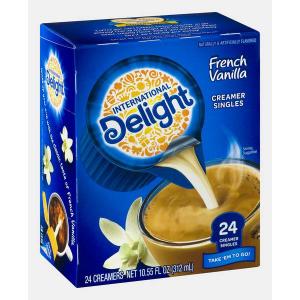 Flavored Liquid Non-Dairy Coffee Creamer, French Vanilla, 0.4375