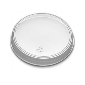 D and W Fine Pack OPS Clear All Purpose Cup Flat Lid - 1000/case.