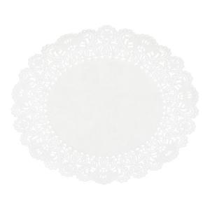 AEP Lapaco 102-406 6" White Normandy Lace Doily - 1000 / CS