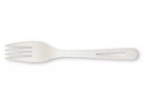 World Centric FO-PS-6 Compostable TPLA 6.3" Forks (Pack of 1000)
