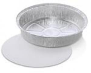 Jiffy Foil Round with Board and Pan, 9 inch - 300 per case.