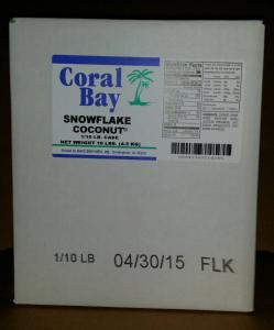 Coral Bay Snowflake, Sweetened Coconut, 10 Pound