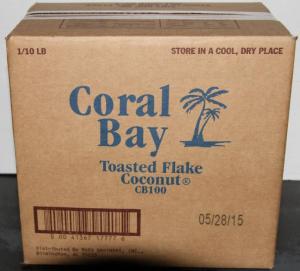 Coral Bay Toasted Coconut Flakes, 10 Pound