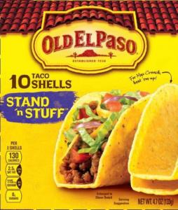 Old El Paso Stand 'n Stuff Taco Shells, 4.7-Ounce Boxes (Pack of 12)