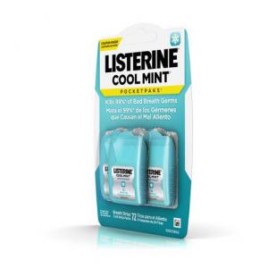 36 PACKS : Listerine Pocketpaks, Cool Mint, 72 Count