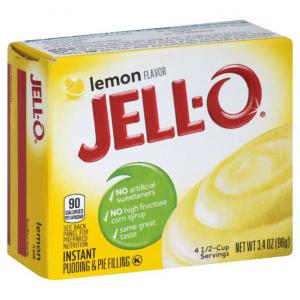 JELLO Instant Lemon Pie Filling (3.4oz Boxes, Pack of 24)