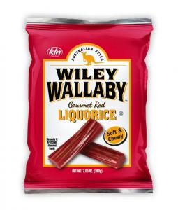 Kenny's Wiley Wallaby Red Aussie Licorice Candy (7.05 Oz, PACK OF 12)