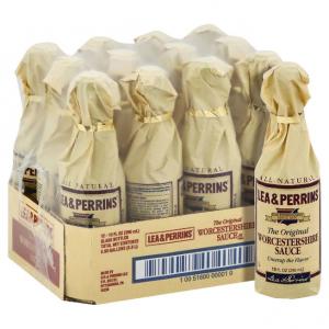12 PACKS : Lea & Perrins Worcestershire Sauce (10 Oz, 12 Per Case)