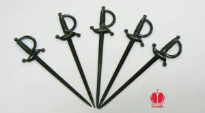 Goldmax Black Sword Pick, 1000 Count (10 Pack)