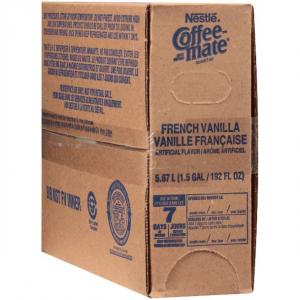 Nestle Coffee-mate Coffee Creamer, French Vanilla Bulk Liquid, 192-Ounce Boxes (Pack of 3)
