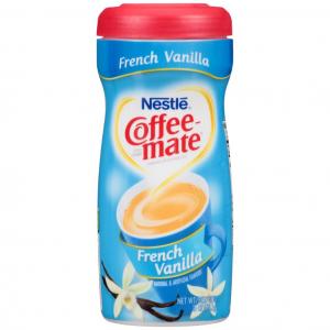 Nestle Coffee-mate Coffee Creamer, French Vanilla, 15oz powder creamer, Pack of 12