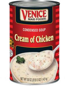 Venice Maid Old Fashioned Cream Of Chicken Condensed Soup, 12 x 50 oz Case