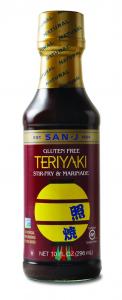 San J Gluten Free Teriyaki Sauce, Stir-Fry & Marinade (10 Oz, 6 Per Case)