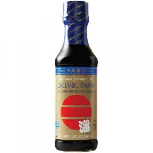 San J Organic Gluten Free Tamari Soy Sauce (10 Fl.Oz, 6 Per Case)