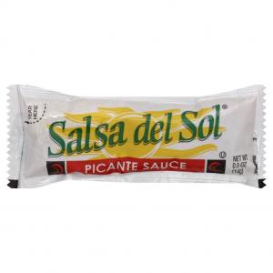 Salsa Del Sol Picante Sauce, Single Serve Pack (0.5 Oz. Packets, Pack Of 200)