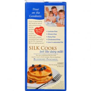 Silk Soy Milk Organic, Vanilla Flavored, 100% Cholesterol-Free (32 Fl.Oz, 12 Pk)