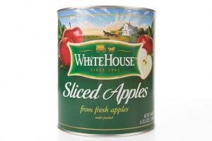 Commodity Canned Fruit & Vegetables Sliced Apple In Water, No. 10 Can, 6/Case