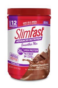 Slimfast Advanced Nutrition Smoothie Milk Chocolate Shake (11.01 Fl.Oz, 2 Pack)