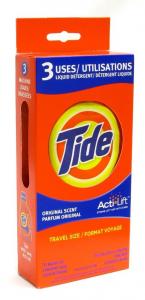 Tide Single Load Laundry Detergent, 3 Pack, 24 x 0.274 oz Case