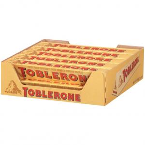 Toblerone Milk Chocolate Bar Candy, 3.52 Ounce -- 80 per case.