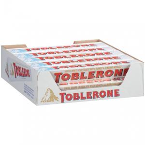 Toblerone White Chocolate Candy Bar (3.52 Ounce, 80 Per Case)