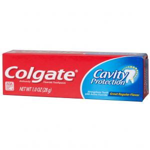Cavity Protection Toothpaste, Regular Flavor, 1 Oz Tube, 24/ctn