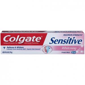 Colgate Sensitive Plus Whitening Toothpaste 6oz (CASE OF 4 OF 6 PACK)