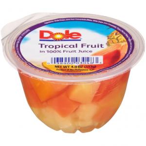 Dole Tropical Fruit in 100% Fruit Juice (4 Fl.Oz. Cups, 36 Per Case)