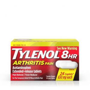 Tylenol Arthritis Pain Relief Caplets 24Count (CASE OF 12 OF 6 PACK)