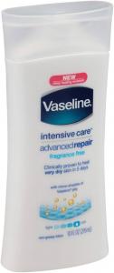 Vaseline Intensive Rescue Repairing Moisture Frag. Free Lotion 10oz (PACK OF 6)