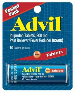 Advil Triple Pk Vial Ibuprofen Tablet 10Each (Cs OF 12 OF 12 Pk)