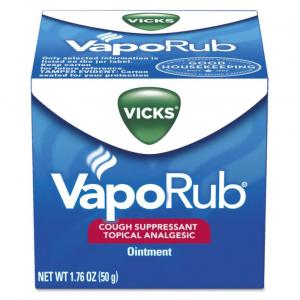 Vicks VapoRub Topical Cough Suppressant Ointment 1.76oz (CASE OF 3 OF 12 PACK)