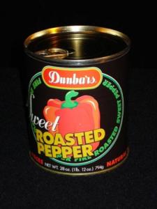 Dunbars Fire Roasted Red Peppers, Gluten Free (28 Oz. Can, 12 Cans Per Case)